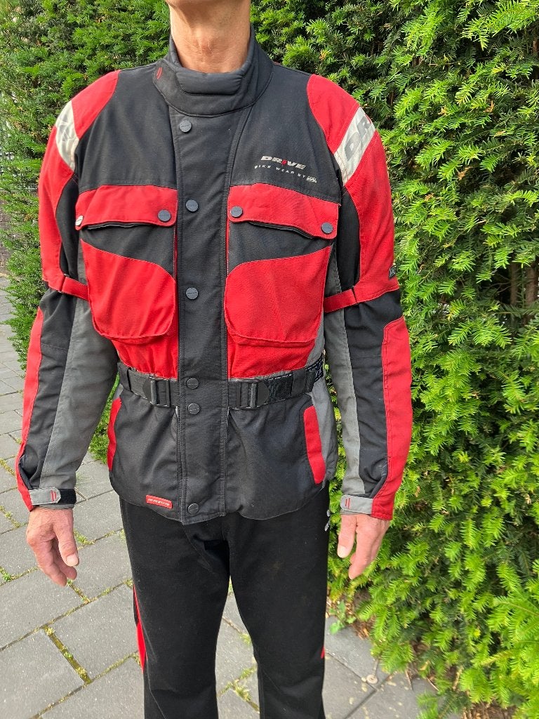 MOTOR-JAS, merk POLO, maat L, bijgeleverde voeringjas, Motoren, Kleding | Motorkleding, Jas | textiel, Dames, Polo, Ophalen of Verzenden