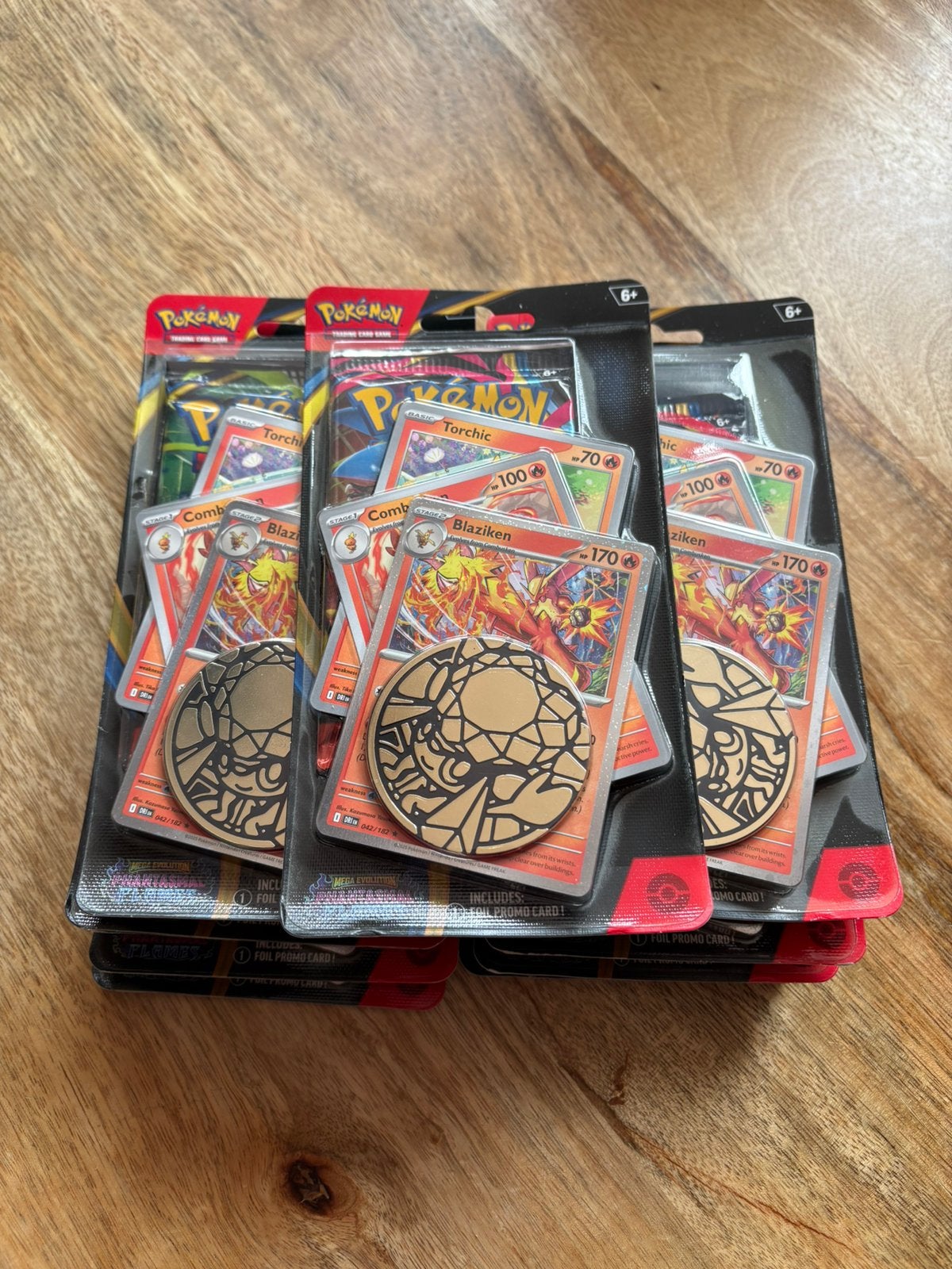 Phantasmal Flames Blaziken blisters, Ophalen of Verzenden, Nieuw, Booster, Foil