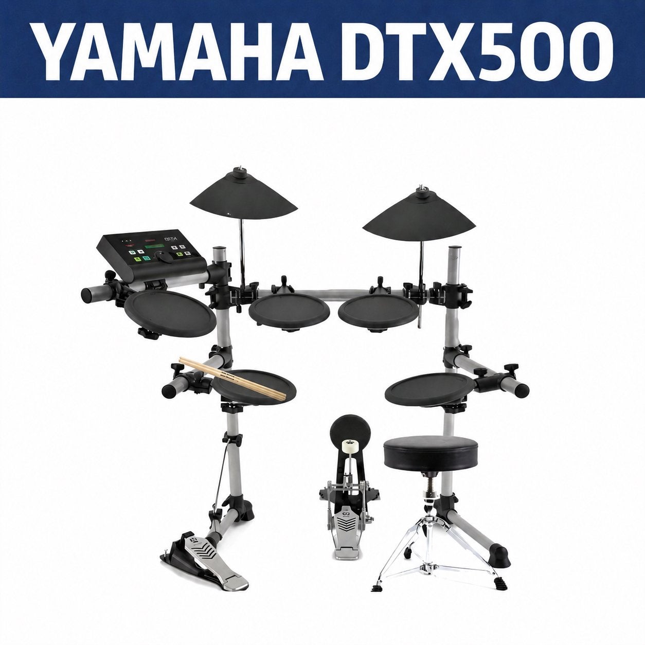 Yamaha DTX500 Drumstel Compleet, Ophalen, Zo goed als nieuw, Yamaha, Elektronisch