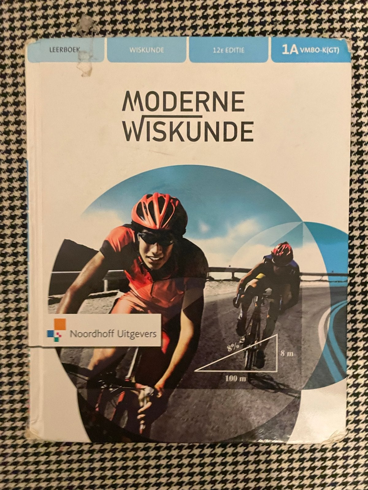 Moderne Wiskunde 1A VMBO-K(GT) 12e editie Noordhoff, Boeken, Ophalen of Verzenden, Zo goed als nieuw, VMBO, Wiskunde A