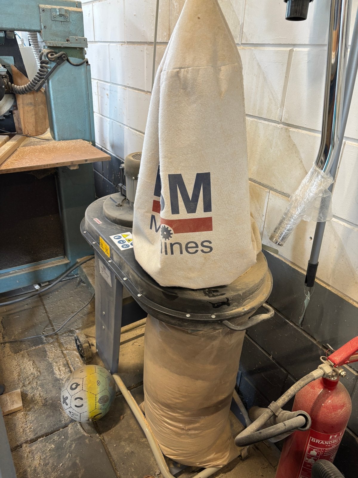 HBM Machines Afzuiger voor houtbewerking, Doe-het-zelf en Verbouw, Ventilatie en Afzuiging, Ophalen, Gebruikt, Afzuiger