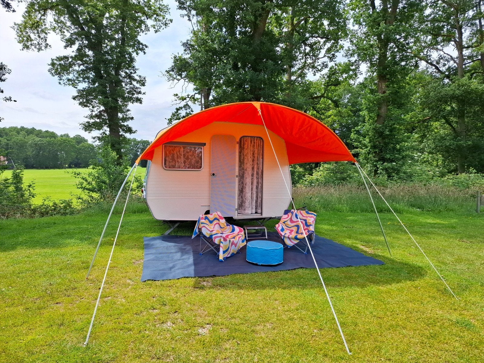 Wilk Sprite Ariel caravan uit 1978 - Vintage en gezellig, Caravans en Kamperen, Vast bed, Particulier, Luifel, 500 - 750 kg