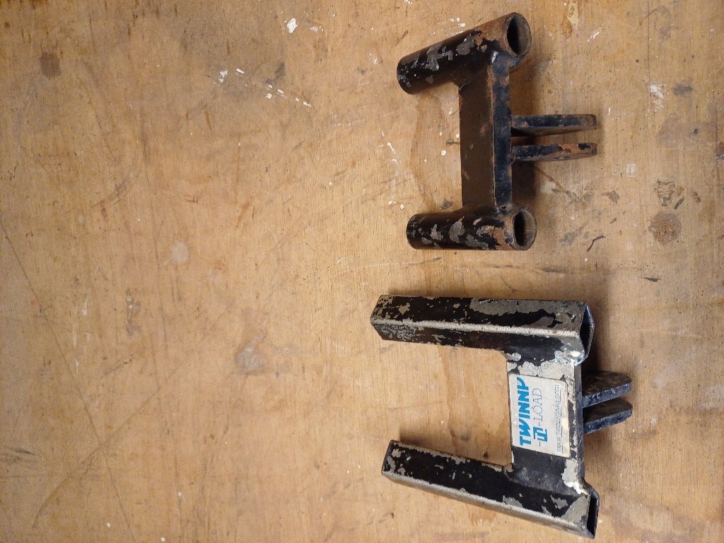 2x Steun voorop Beugel twinny load, Ophalen, 2 fietsen, Gebruikt, Trekhaakdrager