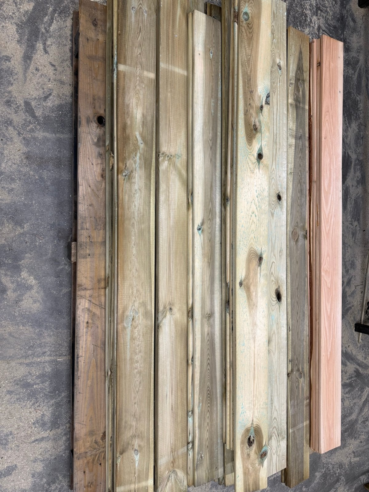 B keus houten planken, Gebruikt, Grenen, Balk, Ophalen