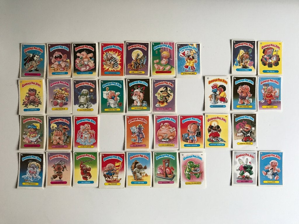 garbage pail kids - nederlandse serie (1985), Ophalen of Verzenden, Gebruikt, Sticker