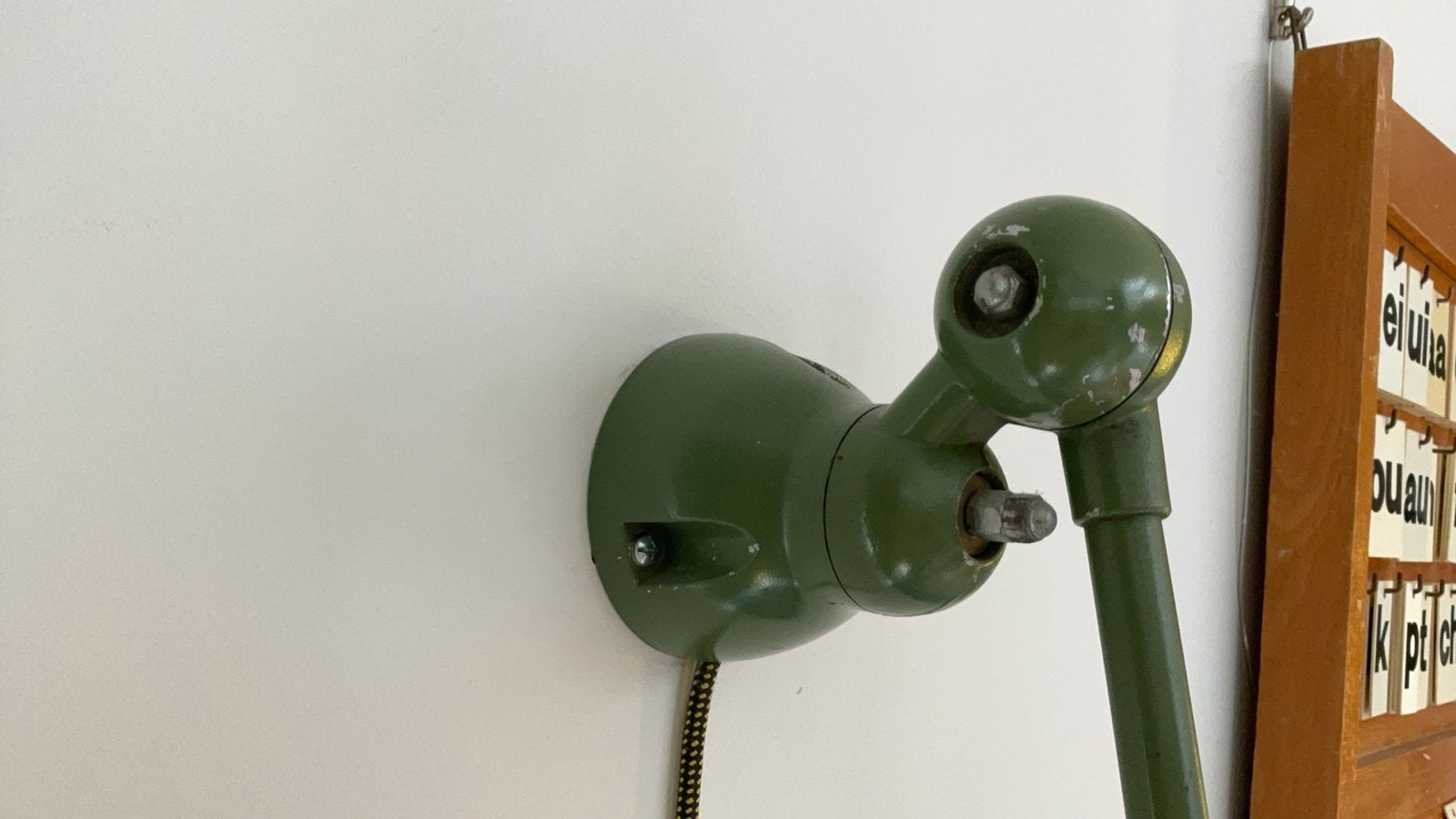 Vintage Jielde Lamp - Groen, E27 Fitting, Ophalen