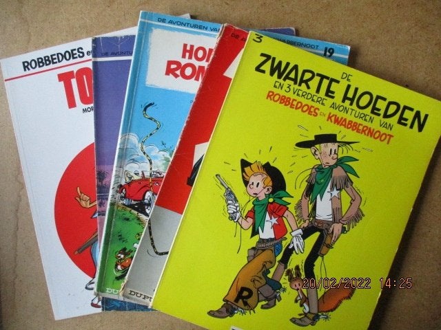 adv5822 robbedoes en kwabbernoot, Eén stripboek, Ophalen, Gelezen