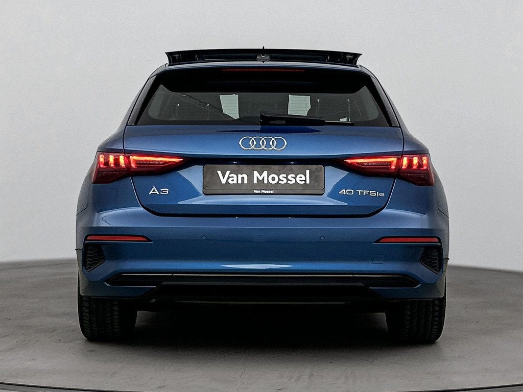 Audi A3 Sportback 40 TFSI e S-Line | Matrix LED | Navigatie, Auto's, Audi, 12 maanden, Stof, 4 cilinders, Blauw