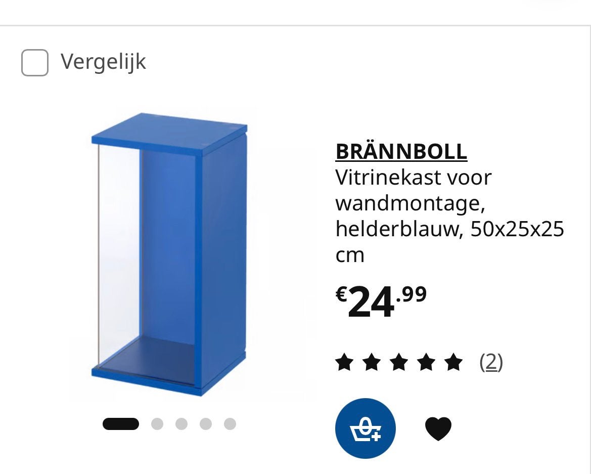 GEZOCHT: Brännboll vitrinekastje van IKEA, Ophalen, 50 tot 100 cm, Zo goed als nieuw, Minder dan 100 cm