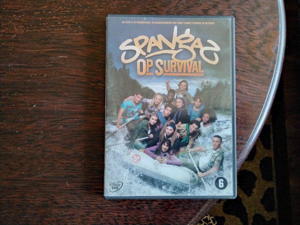 Spangas op survival, origineel, Cd's en Dvd's, Avontuur, Ophalen of Verzenden, Zo goed als nieuw, Vanaf 6 jaar