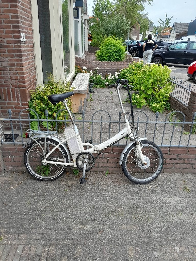 Qwic el. vouwfiets 3 versnellingen, Ophalen, Gebruikt, Versnellingen, Schijfrem