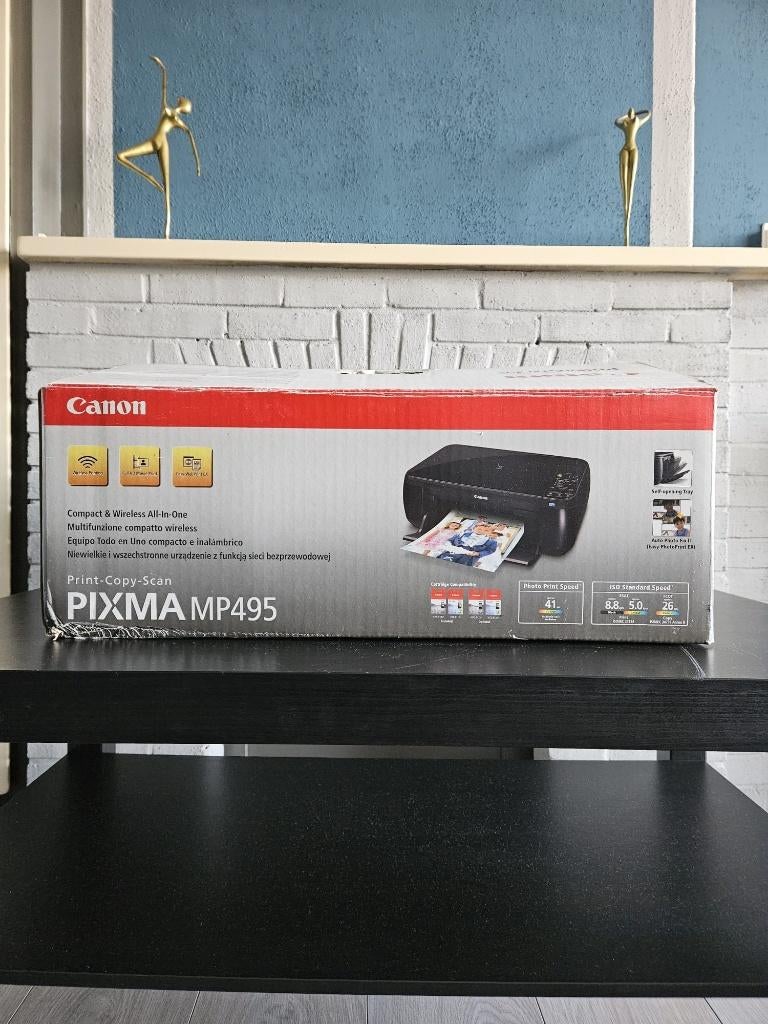 Canon MP495 – Werkt – Compleet Pakket, Computers en Software, Printers, Kleur printen, Gebruikt, Canon, Inkjetprinter