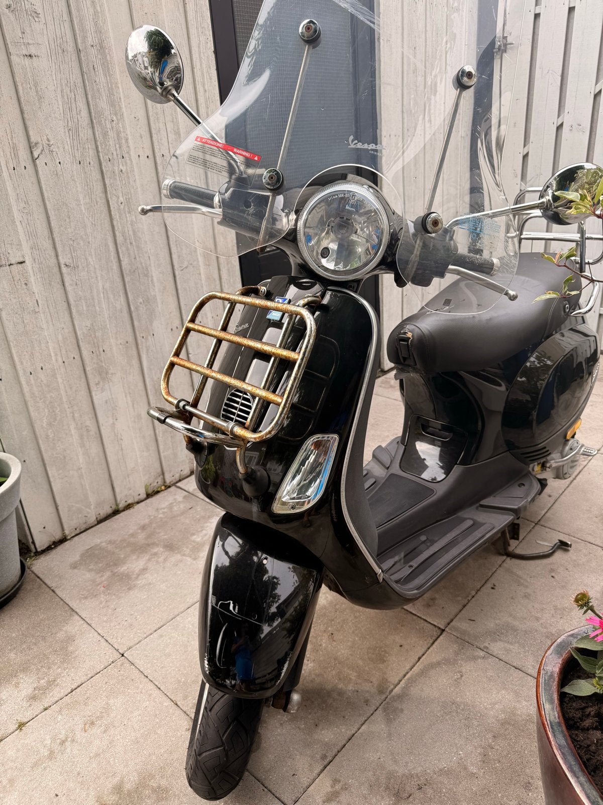 Vespa LX50 'Opknapper' - Zwart, 14655 km, Ophalen, Gebruikt, Maximaal 45 km/u, Overige modellen