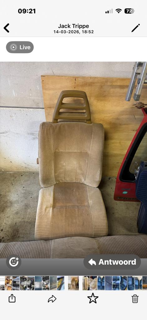 Gezocht stoel volvo 240 244 245, Auto-onderdelen, Interieur en Bekleding, Ophalen of Verzenden, Volvo