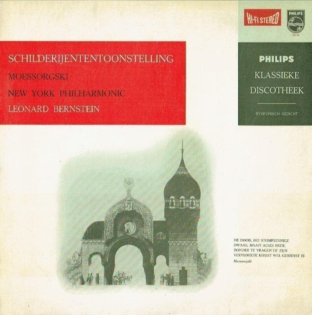 Mussorgsky Bernstein Schilderijententoonstelling HIFI-STEREO, Cd's en Dvd's, Kamermuziek, 10 inch, Verzenden, Zo goed als nieuw