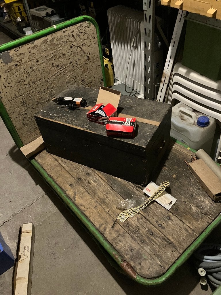 magazijnkar, Doe-het-zelf en Verbouw, 100 liter of meer, Ophalen, Gebruikt, Transportkar