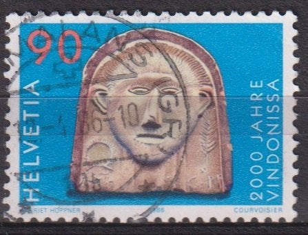 Zwitserland 1986 Romeinse Rijk 2000 jaar Buste, Verzenden, Gestempeld, Overige thema's