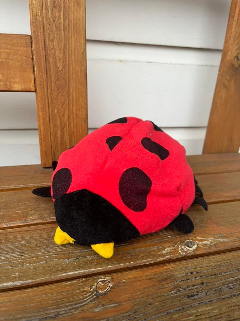 Ikea leka lieveheersbeestje knuffel met spiegel, Ophalen of Verzenden, Gebruikt