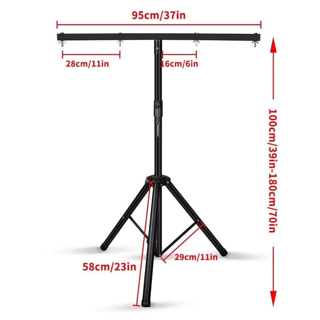 Nieuwe First Class Licht Statief met T-Bar Max 60 kg, Ophalen of Verzenden, Nieuw, Licht, Geluidgestuurd