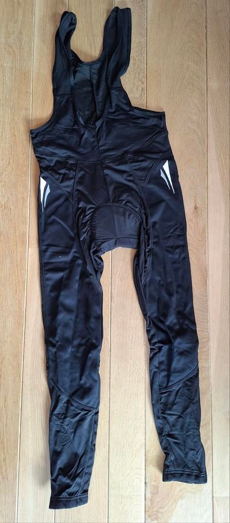 Nieuw: lange zwarte fietsbroek met bretels, maat M, Crivit sports, Nieuw, Ophalen of Verzenden, Bovenkleding