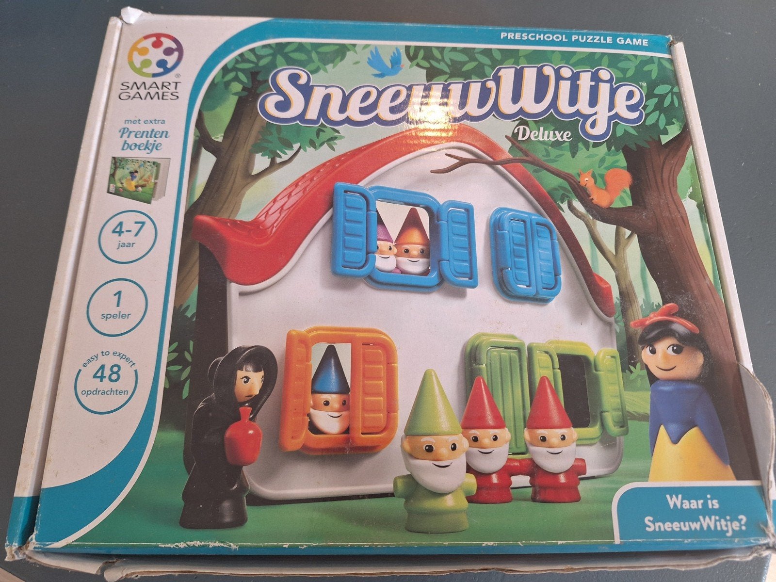 sneeuwwitje deluxe smartgames 4-7 jaar, Ophalen of Verzenden, Zo goed als nieuw, Puzzelen
