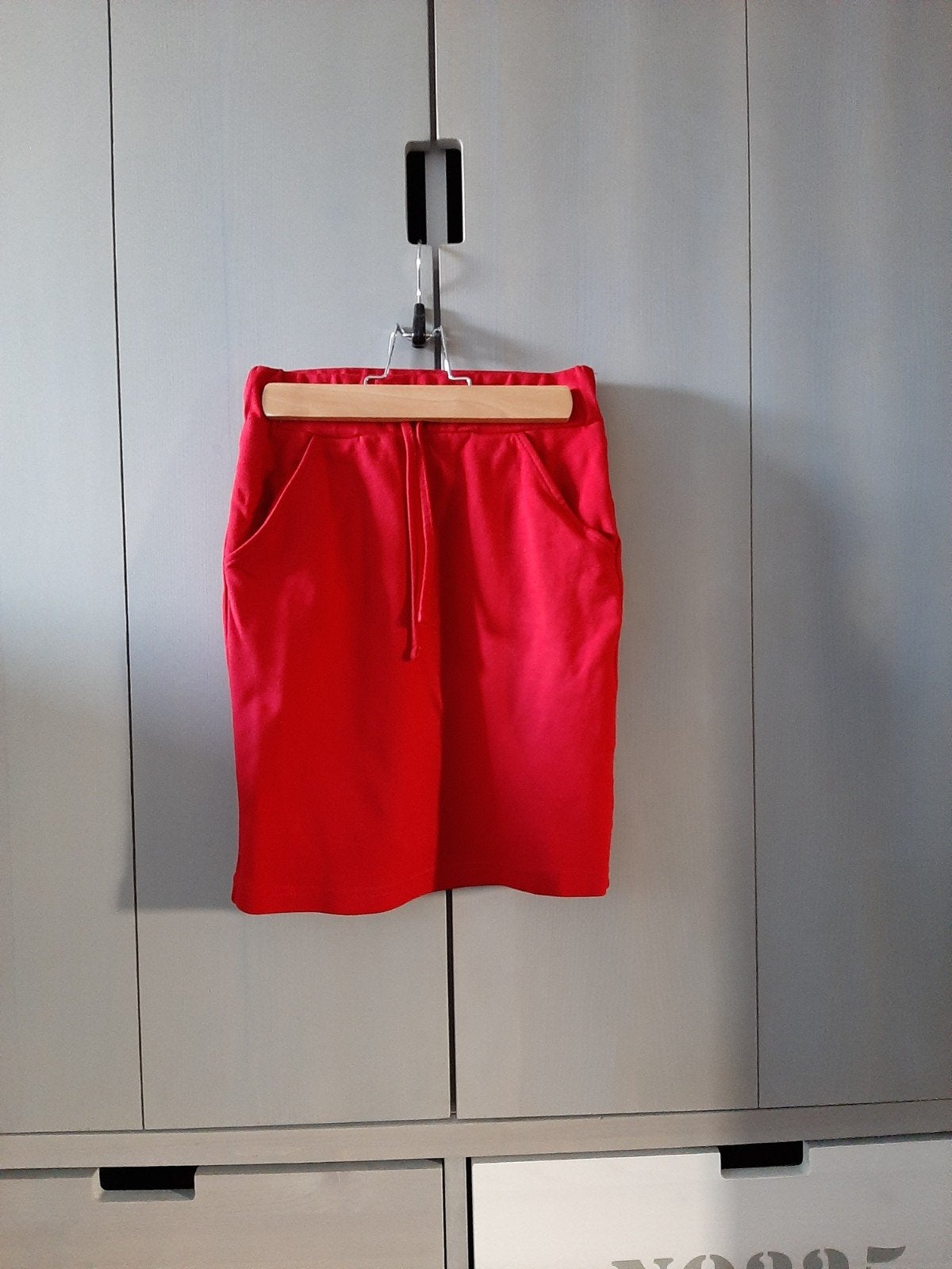 Mooi tricot rok rood 140 Port Lavande., Kinderen en Baby's, Meisje, Port Lavande, Ophalen of Verzenden, Zo goed als nieuw