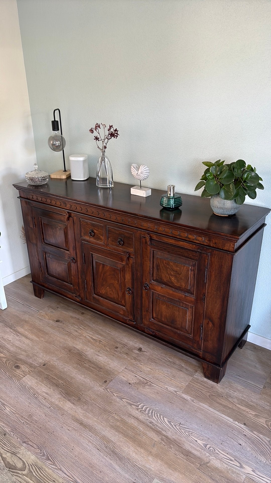 Dressoir kast in zeer nette staat., Ophalen, Met deur(en), Teakhout, Zo goed als nieuw