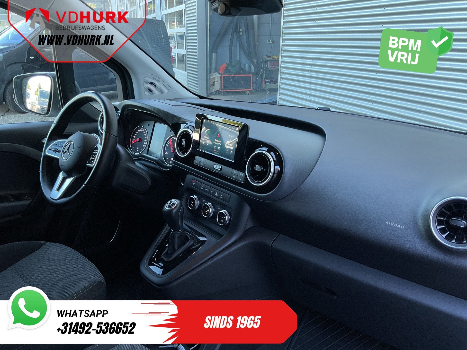 Mercedes-Benz eCitan 112 Pro L2 51 kWh 280 WLTP LED/ Snellad, Auto's, Lichtsensor, Stof, Gebruikt, 38 min