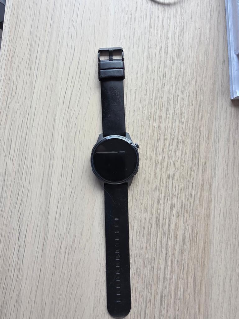 Denver Smartwatch - Zwart, inclusief oplader, Sieraden, Tassen en Uiterlijk, Smartwatches, Ophalen, Gebruikt, Zwart, Stappen