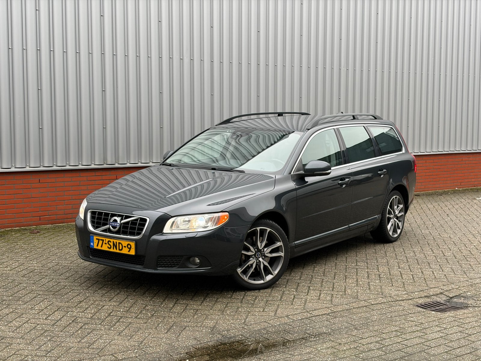 Volvo V70 D4 Start/stop 163pk Geartronic 2011 Grijs, Auto's, 1984 cc, 163 pk, Stationwagon, Diesel