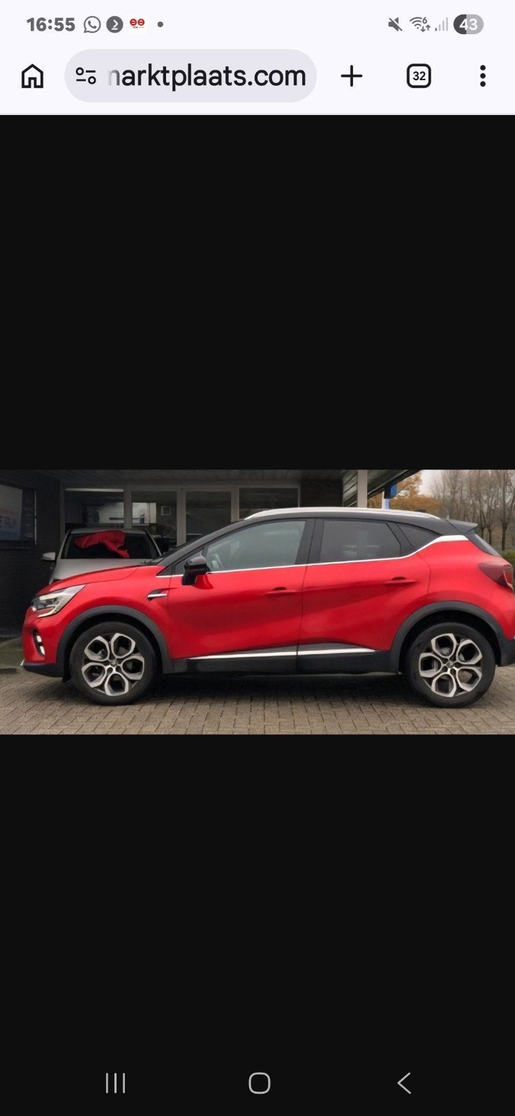 Renault Captur TCe 101pk 2020 Rood, Voorwielaandrijving, 1165 kg, 100 pk, Origineel Nederlands