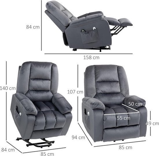 Elektrische Relaxfauteuil – Opstahulp – Televisiestoel, Corvance B.V., Verzenden, Nieuw, Corvancebol@gmail.com
