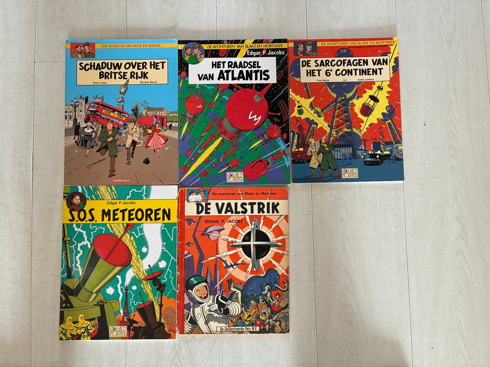 Blake en Mortimer – 5 albums, Meerdere stripboeken, Ophalen of Verzenden, Gelezen