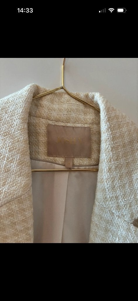 Josh v jasje/blazer, Maat 38/40 (M), Beige, Ophalen of Verzenden, Zo goed als nieuw
