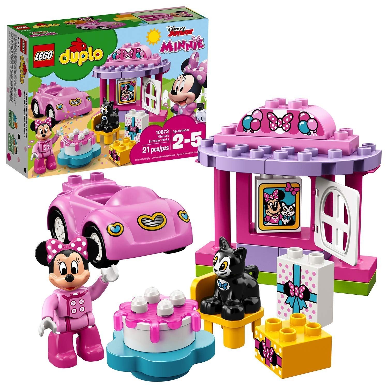 Lego Duplo Minnie's Verjaardagsfeestje (10873), Compleet, Ophalen of Verzenden, Zo goed als nieuw, Complete set
