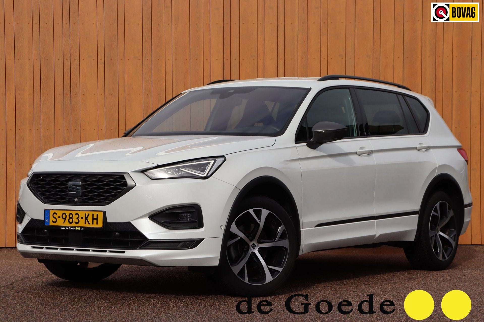 Seat Tarraco 1.5 TSI FR Business Intense orgNL parelmoer stu, Auto's, Seat, 12 maanden, 4 cilinders, Wit, Bedrijf