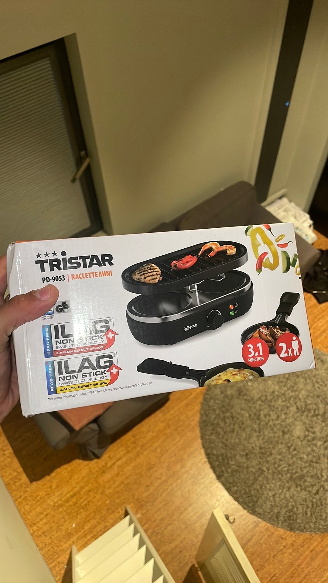 Tristar pd-9053 raclette mini (grill/gourmet) apparaat, Witgoed en Apparatuur, Gourmetstellen, Boboabflop@gmail.com, Ophalen of Verzenden