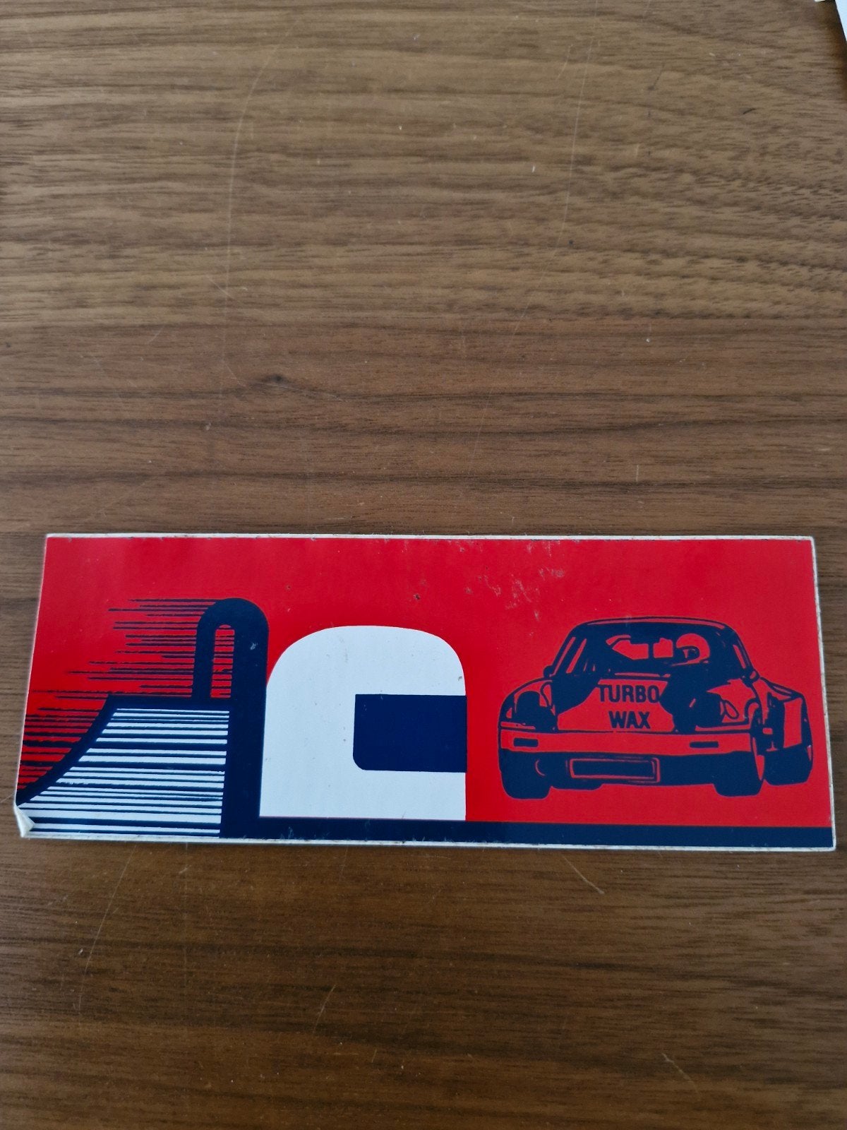 1017 Sticker Turbo Wax voor uw Auto, Helm, Ophalen of Verzenden, Nieuw
