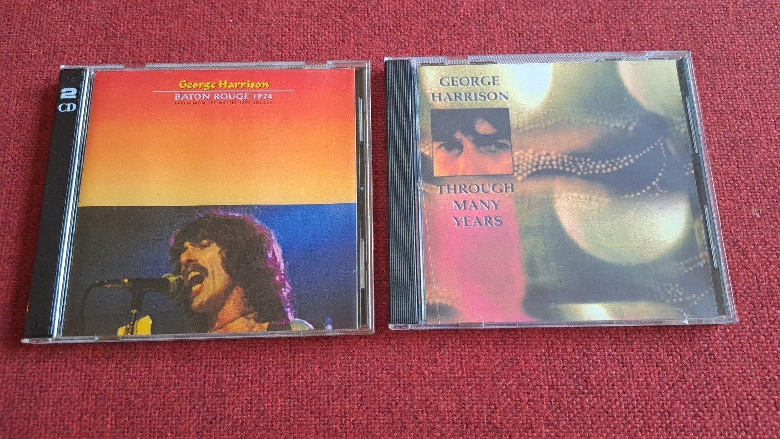 G. Harrison 2 cd's Baton Rouge /Through many years (Beatles), Ophalen of Verzenden
