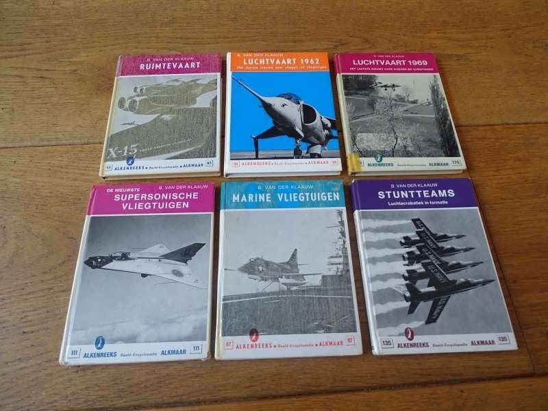 6 x Alkenreeks Luchtvaart - Vintage NL Boekjes in 1 Koopje, Verzamelen, Verzenden, Gebruikt, Boek of Tijdschrift