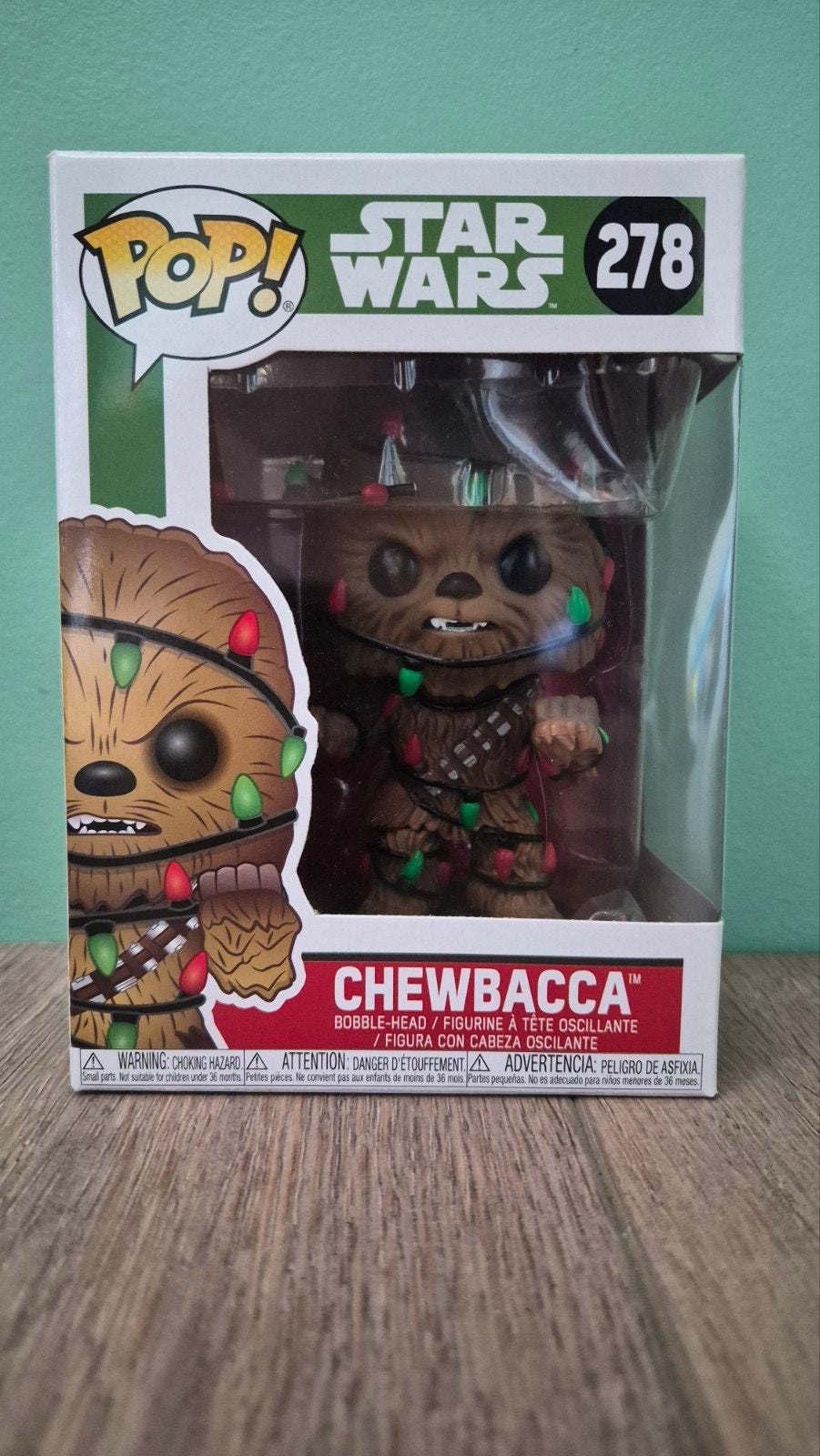Funko Pop! Star Wars Chewbacca Kersteditie #278, Ophalen of Verzenden