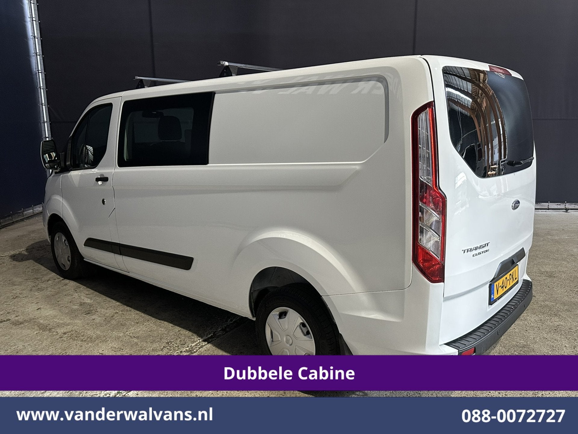 Ford Transit Custom 2.0 TDCI 131pk L2H1 Dubbele Cabine Euro6, Voorwielaandrijving, Dealer onderhouden, 4 cilinders, 2800 kg
