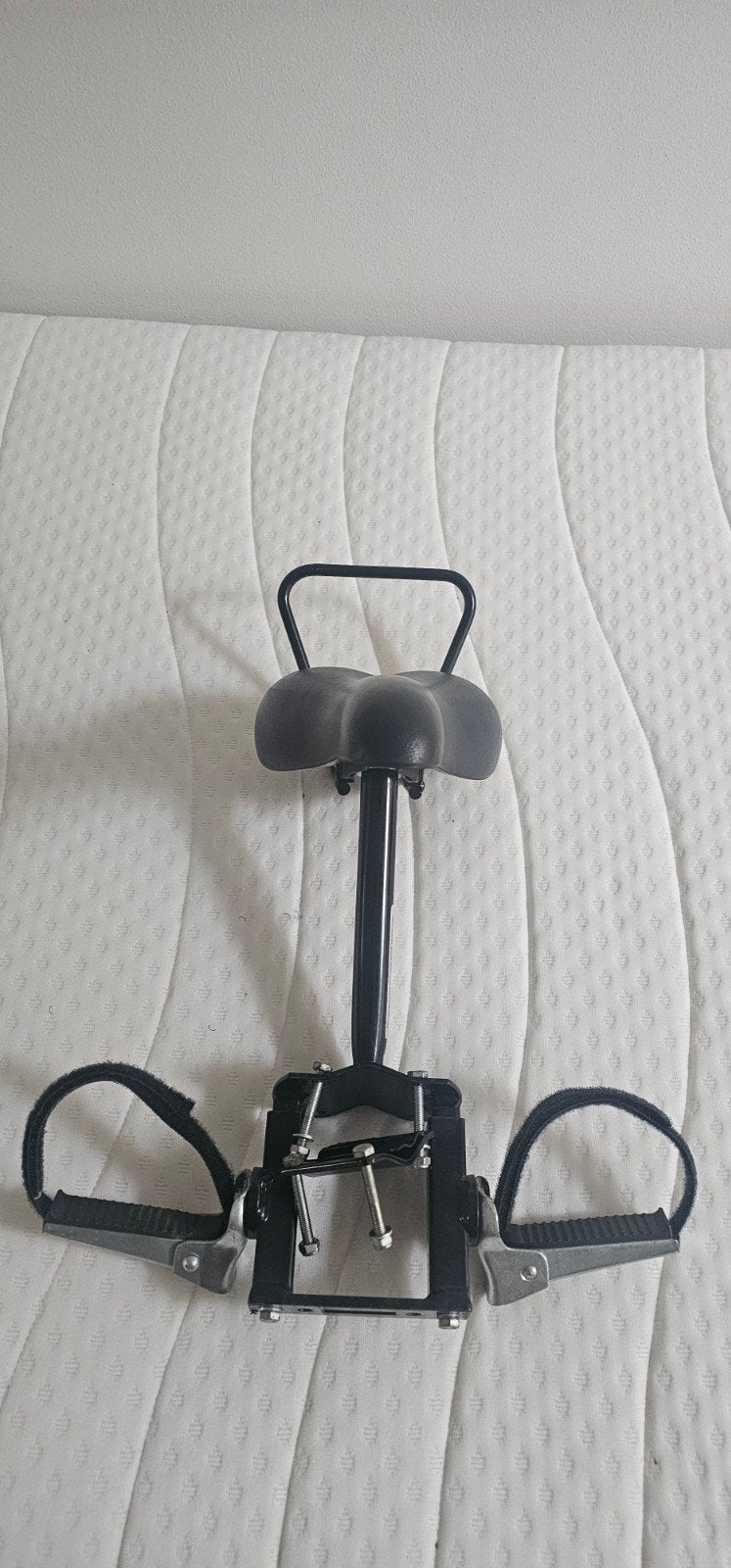 Zadel op stang kinderzitje!, Fietsen en Brommers, Ophalen, 0 t/m 18 kg, Voorzitje, Gebruikt
