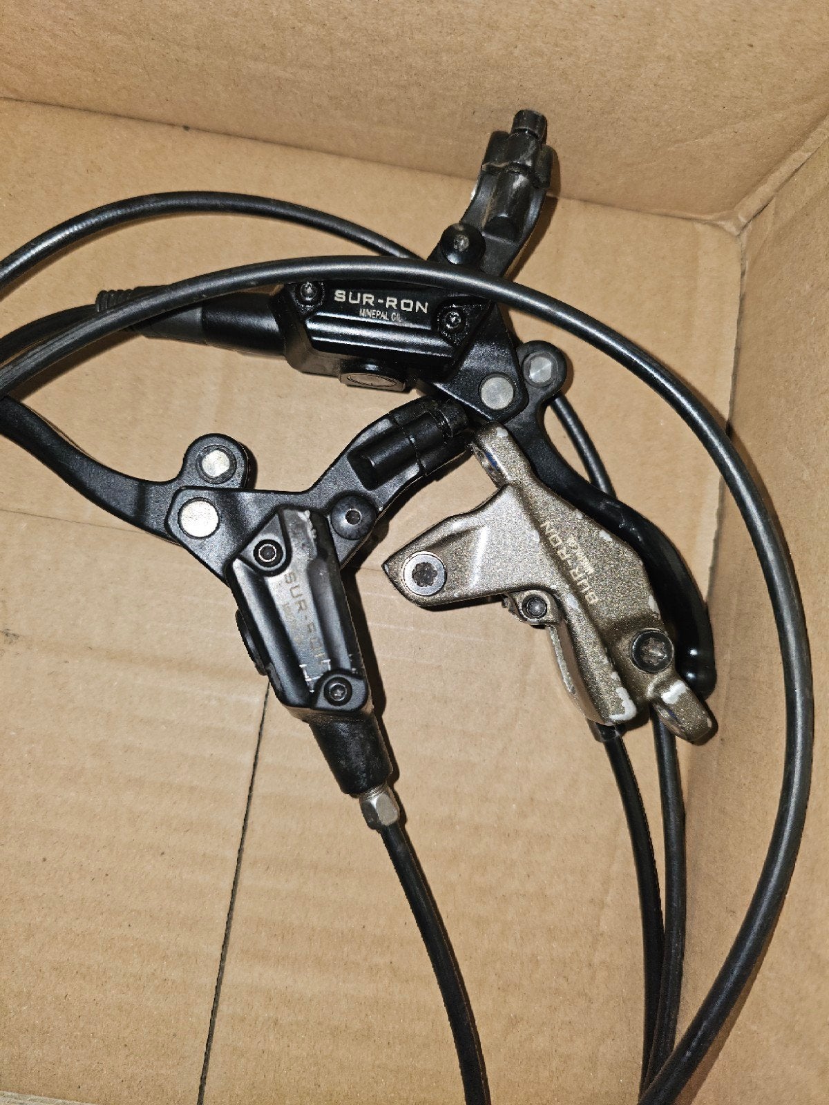 Sur-Ron LBX hydraulische remmen set, Ophalen, Remmen, Gebruikt, Elektrische fiets