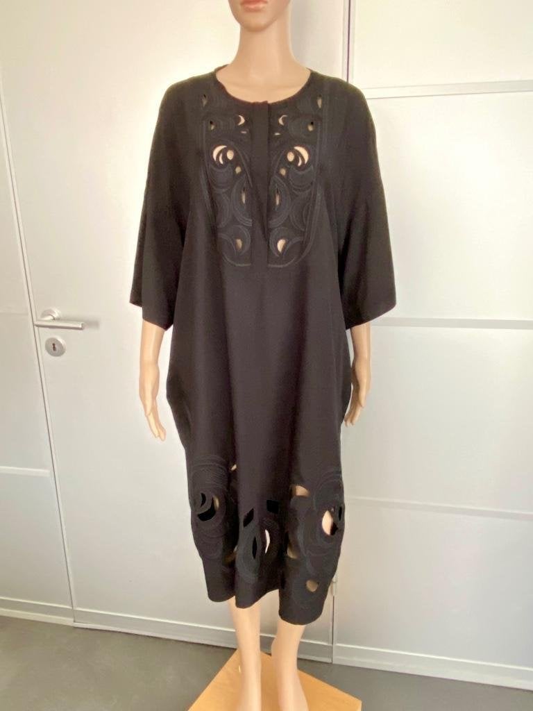 H140 Nieuw: & Other Stories maat M=38/40/42 maxi-jurk zwart, Kleding | Dames, Maat 38/40 (M), Zwart, Ophalen of Verzenden, Onder de knie