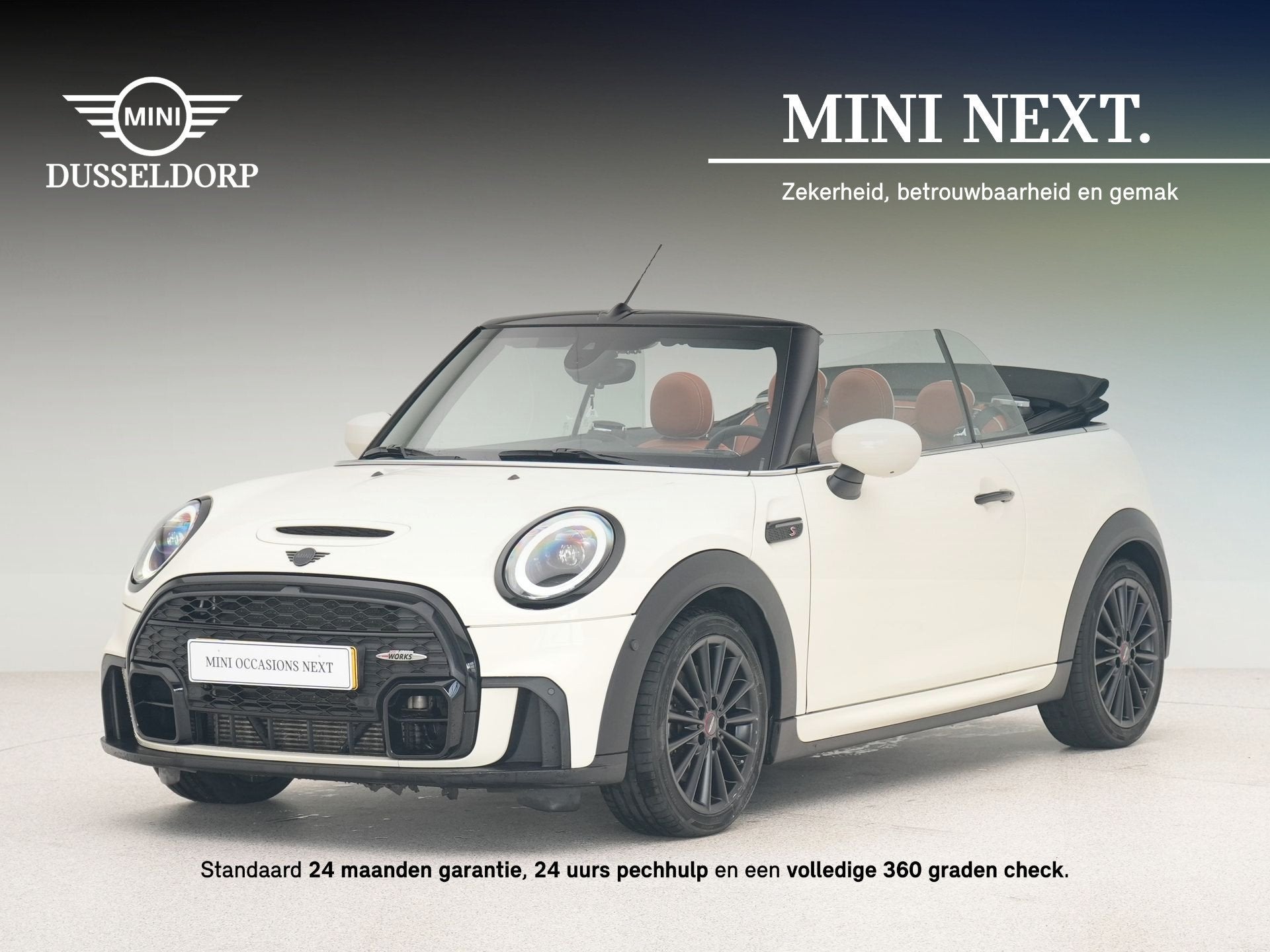 MINI Cabrio Cooper S JCW Trim Aut. (bj 2021, automaat), Auto's, 1998 cc, 1300 kg, Gebruikt, Euro 6