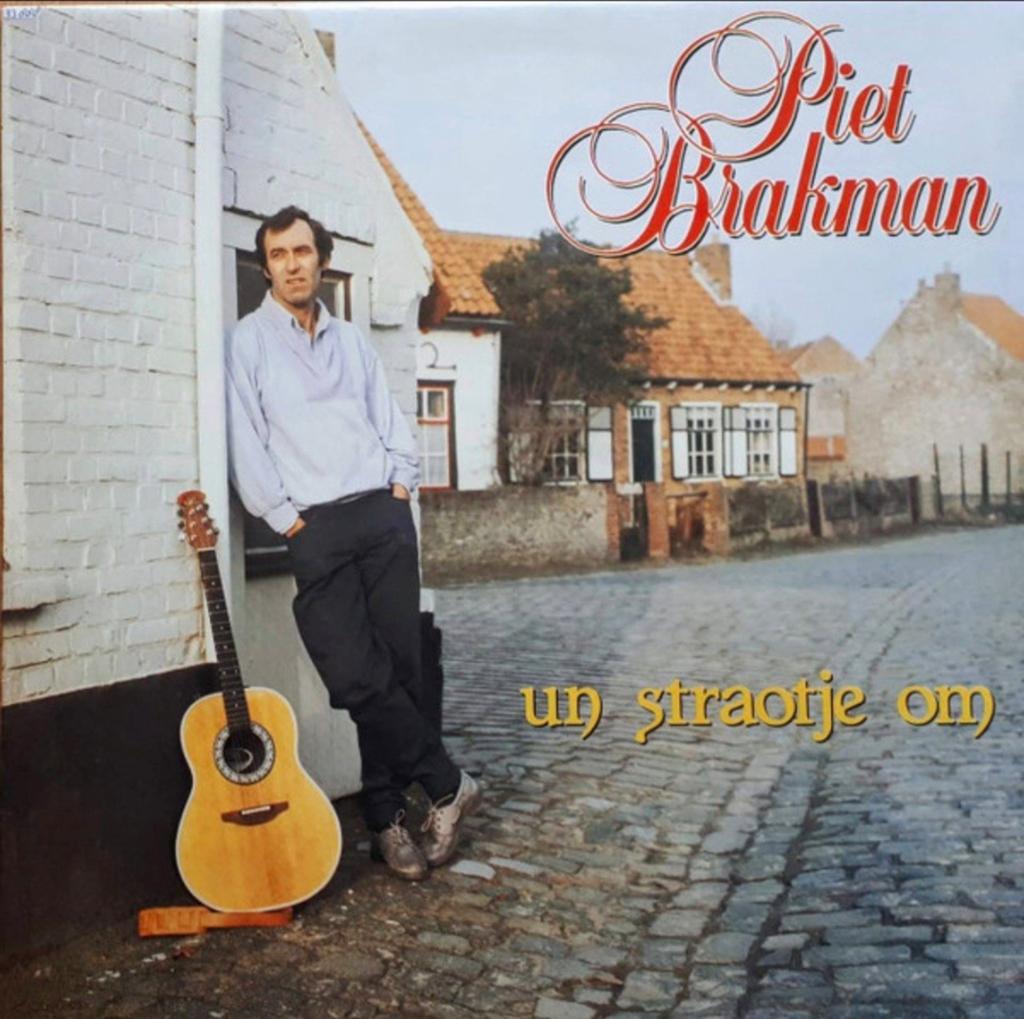 Piet Brakman lp "Un Straotje Om" piraten zeldzaam, Cd's en Dvd's, Vinyl | Nederlandstalig, Ophalen of Verzenden, Zo goed als nieuw