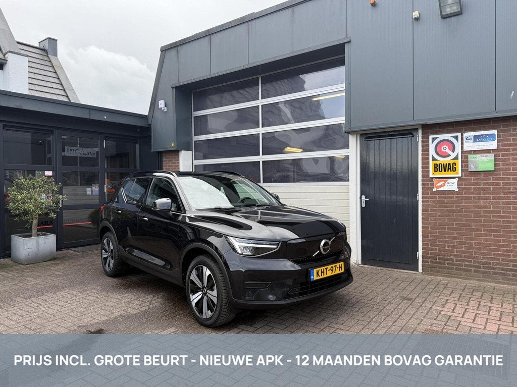 Volvo XC40 Recharge Core 70 kWh SOH 93% *ALL-IN PRIJS*, 12 maanden, Stof, Gebruikt, Zwart