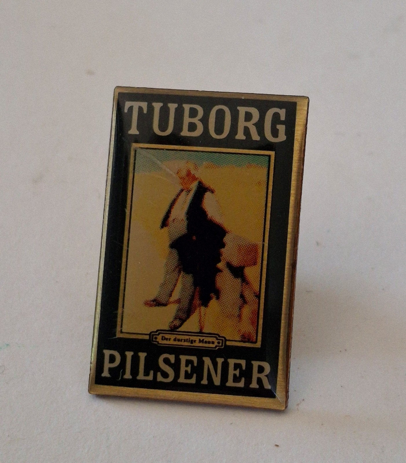 Tuborg Pilsener bier / speldje, Ophalen of Verzenden, Zo goed als nieuw, Overige typen, Overige merken