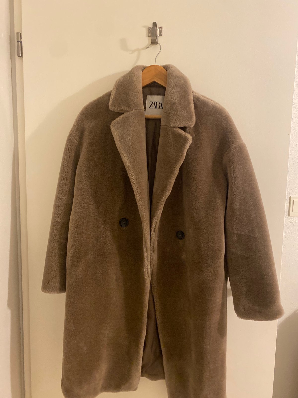 Zara jas bont xs, Kleding | Dames, Ophalen of Verzenden, Zo goed als nieuw, Maat 34 (XS) of kleiner, Zwart